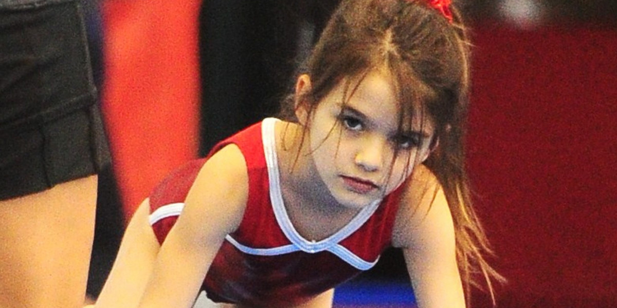 Suri Cruise na gimnastyce