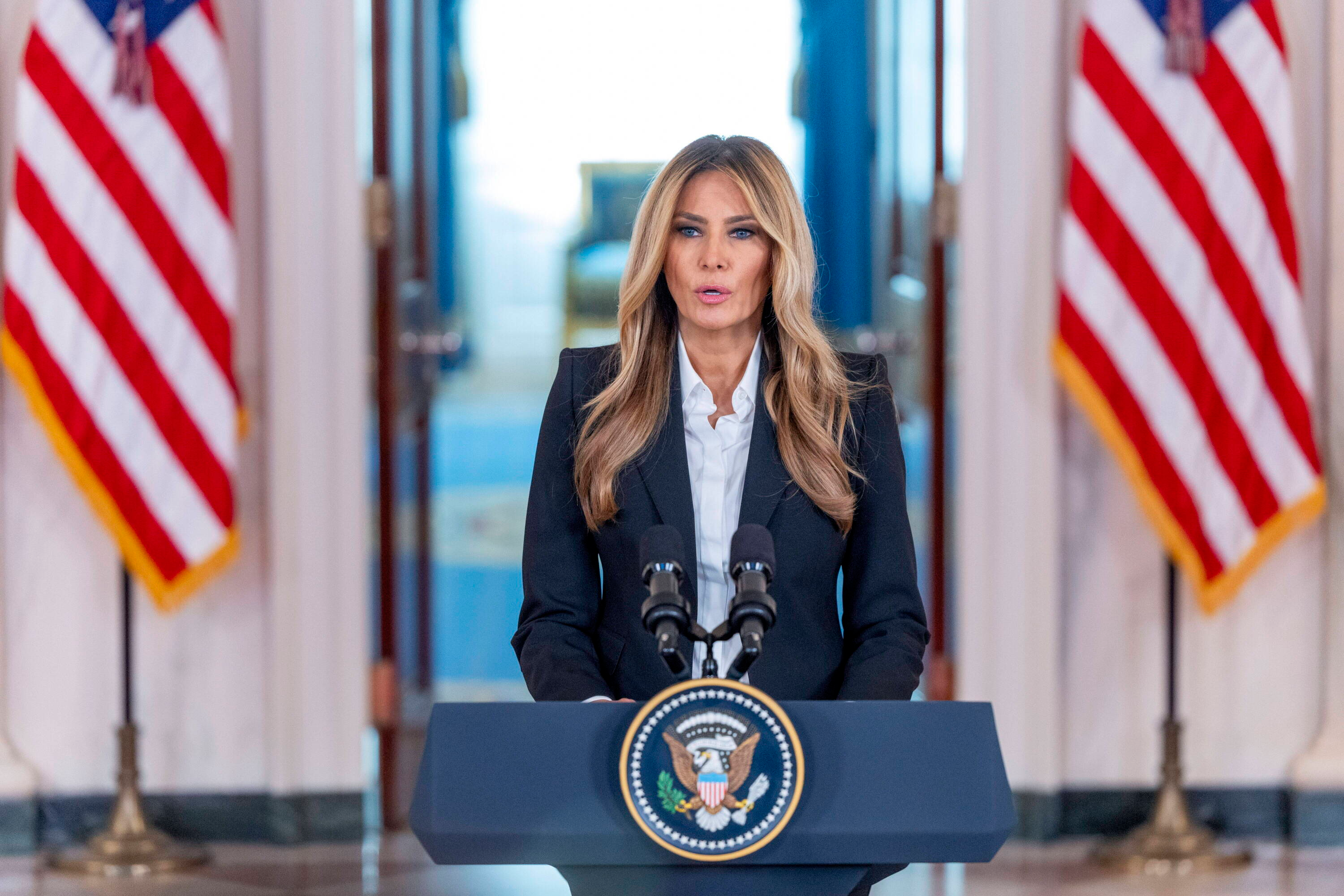 Melania Trump apeluje do Amerykanów o jedność i pokojowe protesty