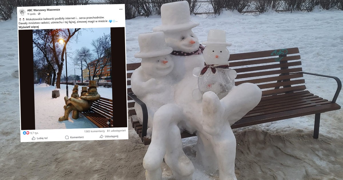 Zniszczył słynne bałwanki. Ludzie odpowiedzieli w nieoczekiwany sposób