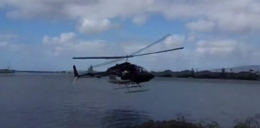 Fatalny lot. Helikopter z turystami runął do wody