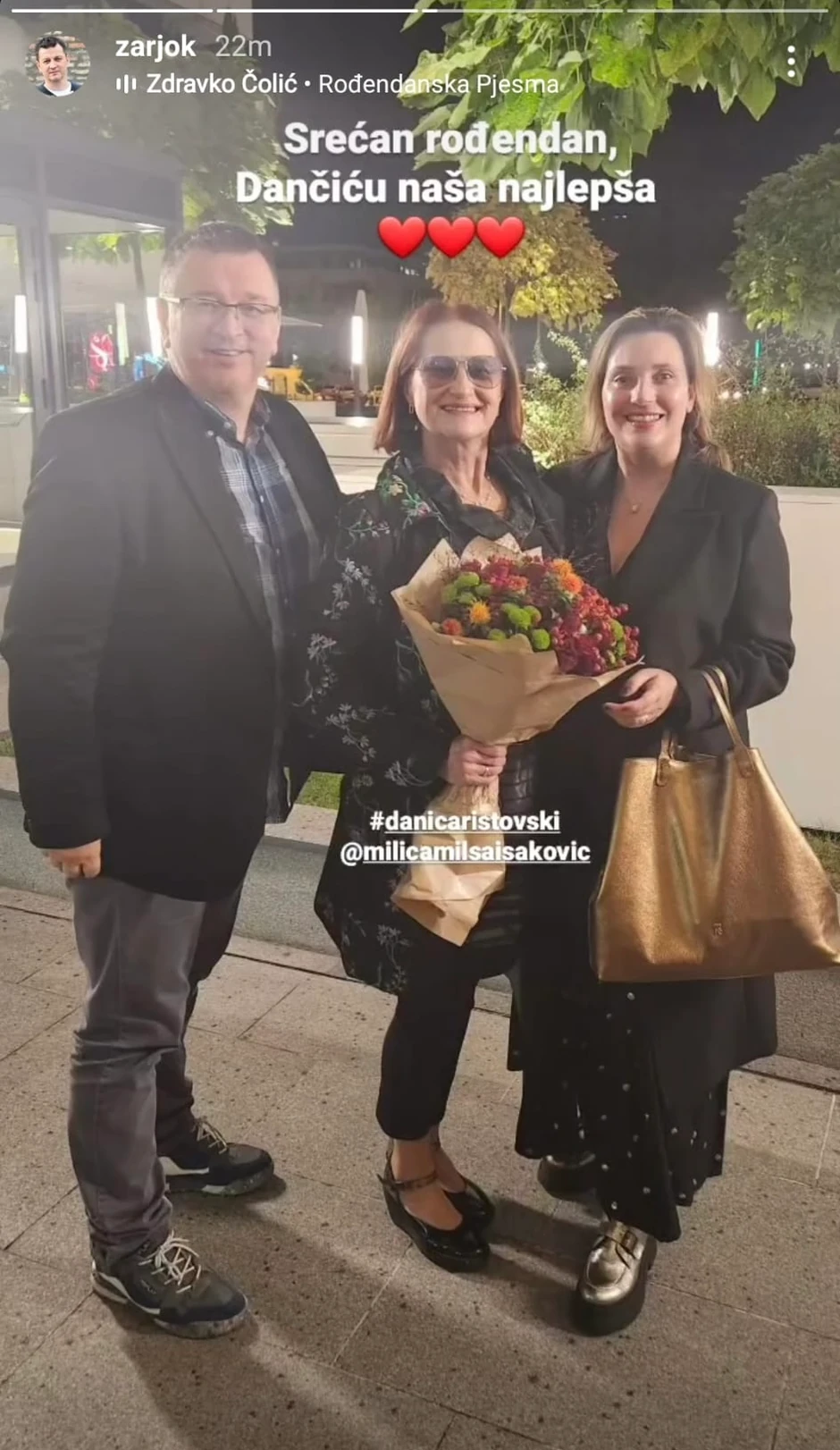 Danica sa Milicom i Žarkom