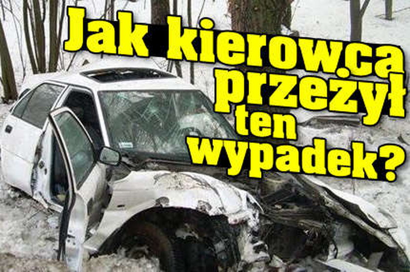 Jak kierowca przeżył ten wypadek?