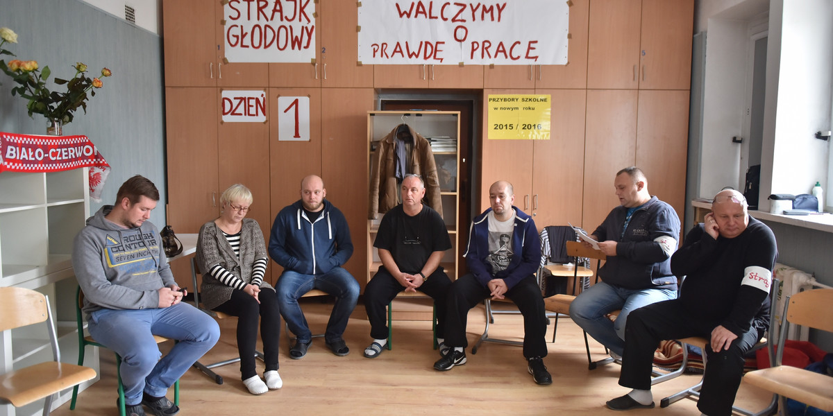 Wychowawcy Młodzieżowego Ośrodka Wychowawczego nr 1 w Łodzi rozpoczęli strajk głodowy