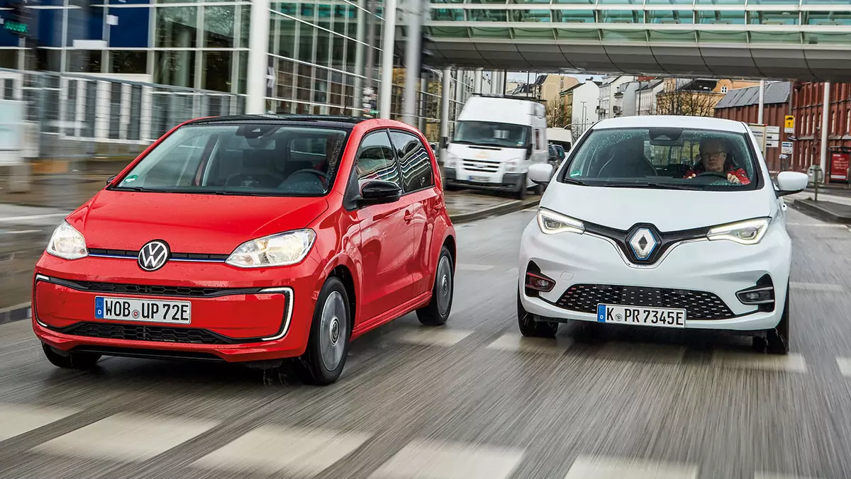 Renault ZOE kontra Volkswagen E-Up! - elektryk w mieście może mieć sens