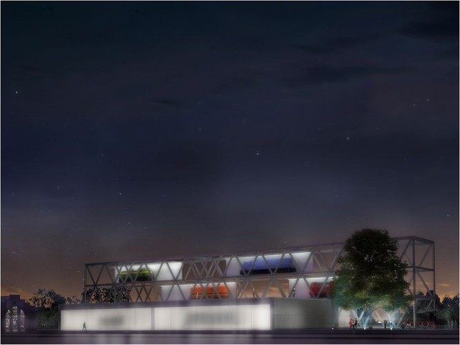 W kompleksie pod nazwą Stacja Muzeum znajdą się budynek główny muzeum, w którym eksponowane będą wystawy stałe i czasowe, sale edukacyjne i szkoleniowe, a także kino.