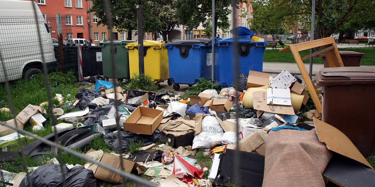śmieci w Gdańsku