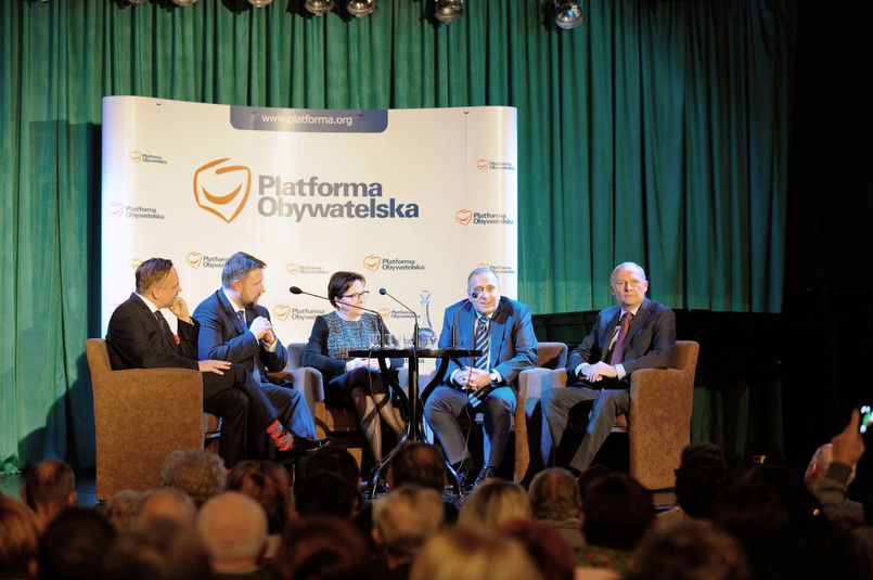 Politycy Platformy Obywatelskiej w Mińsku Mazowieckim