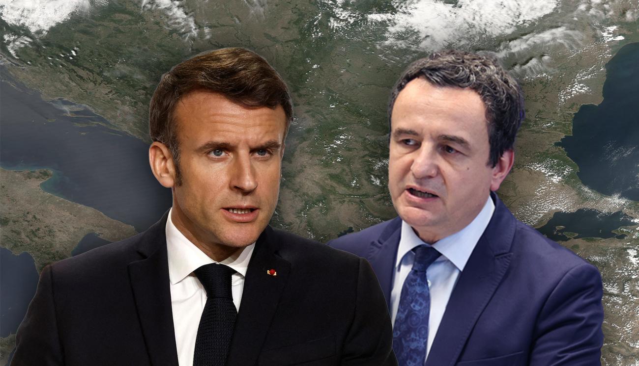 Der französische Präsident Emmanuel Macron sprach mit Albin Kurdi