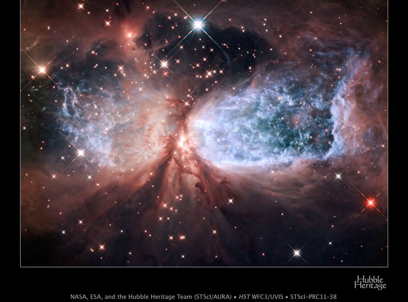 Śnieżny anioł, sfotografowany przez teleskop NASA