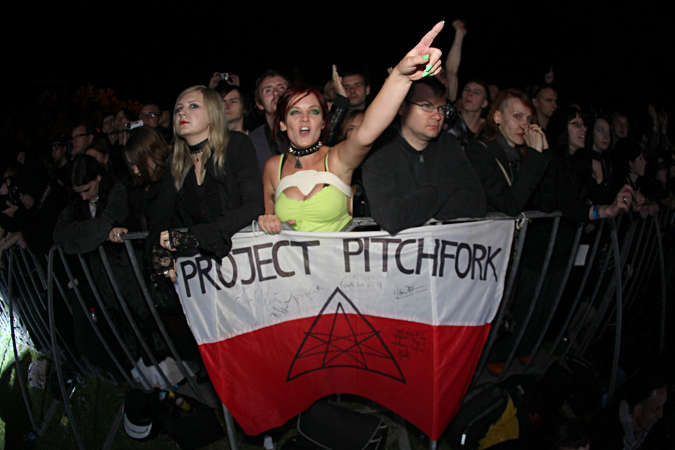 Project Pitchfork na Castle Party 2011 ( fot. Joanna Combik/Onet.pl)