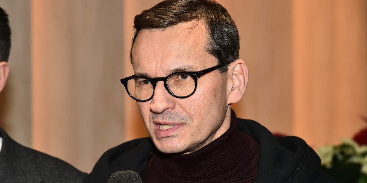 Były premier Mateusz Morawiecki.