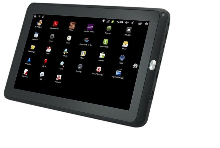 Goclever TAB A103 (470 zł)
Tablet z systemem operacyjnym Android 4.0 oraz wyświetlaczem o przekątnej 10,1 cala i rozdzielczości 1024x600 pikseli. Wyposażony w procesor Cortex A8 1GHz.