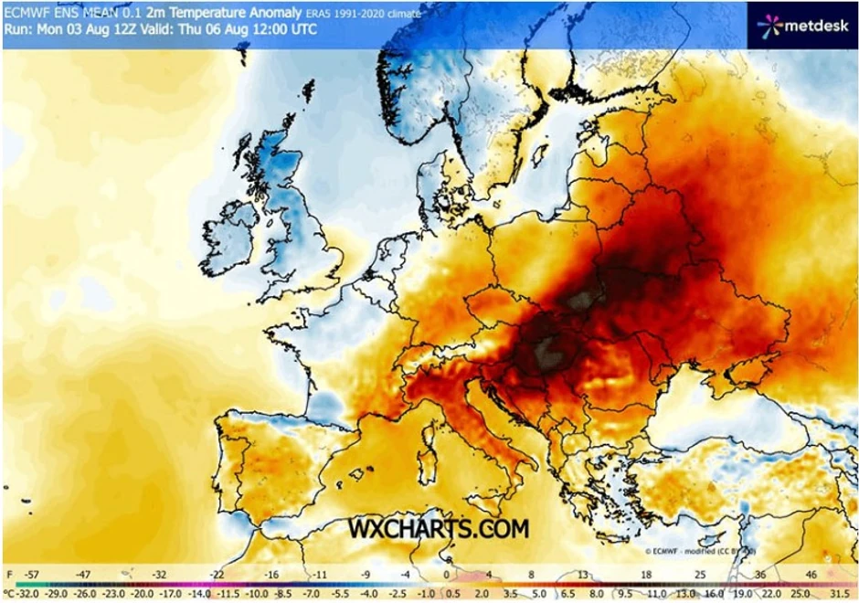 Mapa za 6. avgust