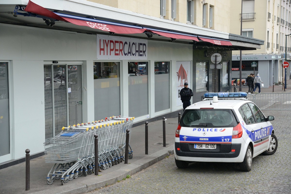 Koszerny supermarket w Paryżu