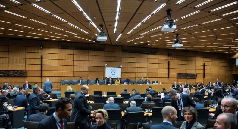 The European Union's diplomatic chief Federica Mogherini said the bloc would not act on the basis of Iranian rhetoric but wait for reports by the UN's nuclear watchdog, the International Atomic Energy Agency (IAEA), whose headquarters are shown here