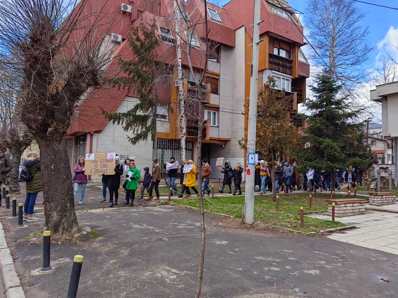 Protest protiv akušerskog nasilja u Vranju