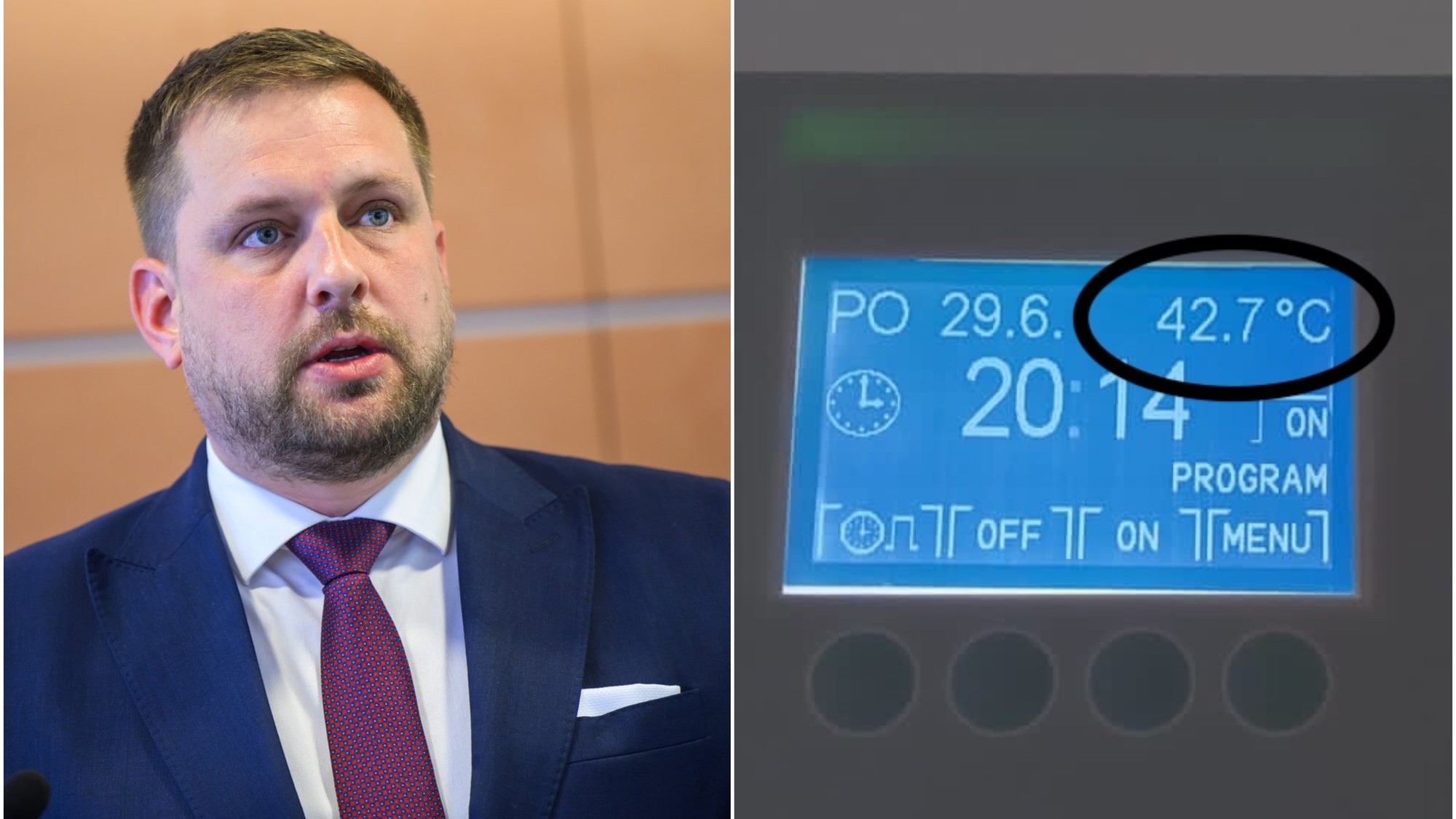 Minister zdravotníctva Kamil Šaško hovorí, že sa musí rozhodovať, či kúpi zdravotnú techniku alebo klimatizácie.