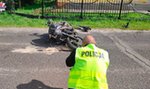 Straszny wypadek 19-latka w Maryniowie. Wjechał na motocyklu w dom