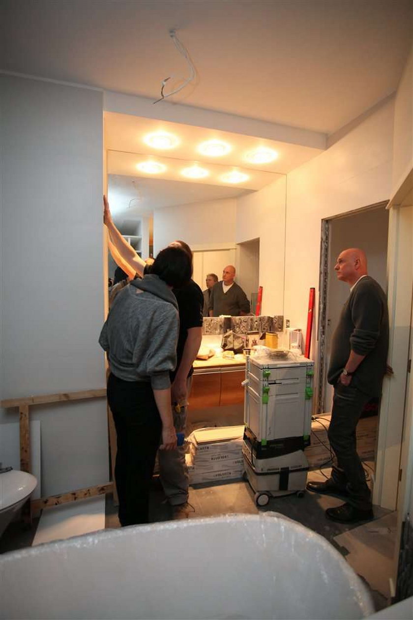 Wolszczak urządza swój apartament. Foto