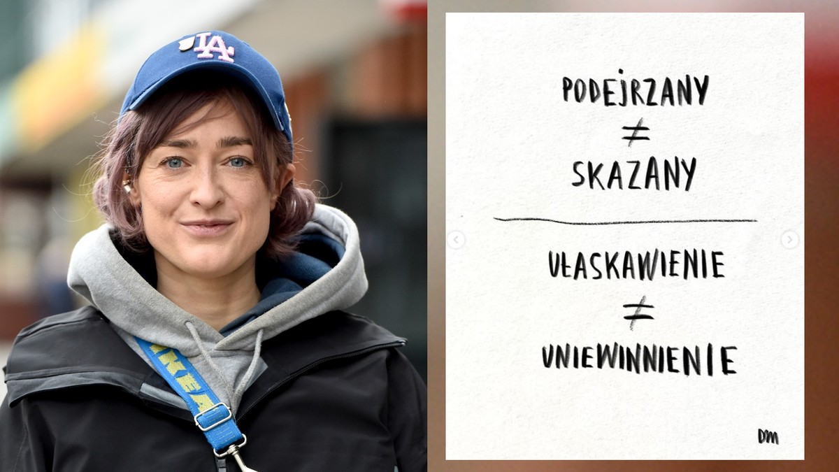 Matylda Damięcka rysunkami komentuje rzeczywistość.