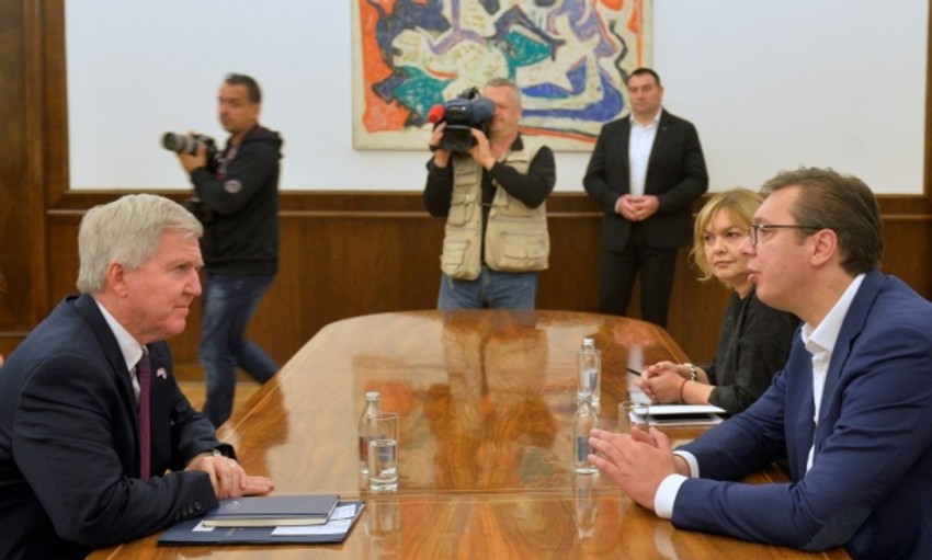 Kajl Skot i Aleksandar Vučić