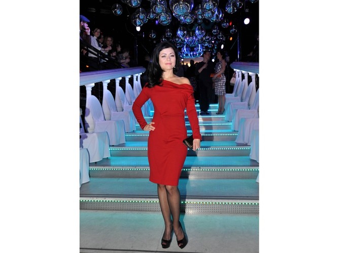 Katarzyna Cichopek na pokazie kolekcji Ochnik