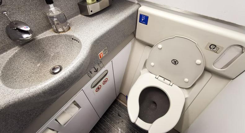 There will be no mid-flight toilet breaks on short trips [Shutterstock/bookzv]