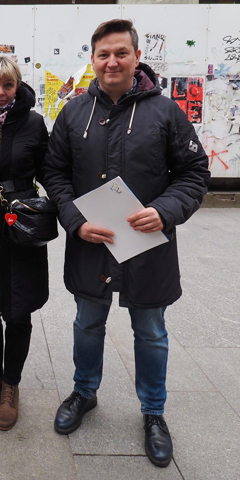 Piotr Kurzawa, menedżer ulicy Piotrkowskiej