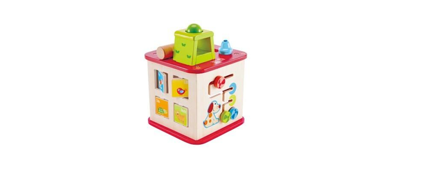 Hape Drewniana Kostka Edukacyjna