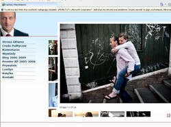 Marcinkiewicz nosi Isabel na plecach