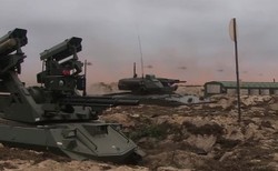 Zapad-21. Roboty bojowe Uran-9 i Nerechta w akcji. Zobacz WIDEO