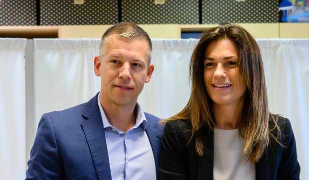 Peter Mađar i Judit Varga