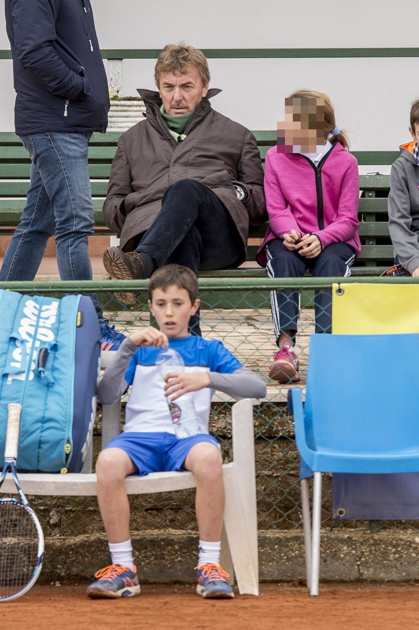 Zbigniew Boniek odwiedził swoje wnuki w Rzymie