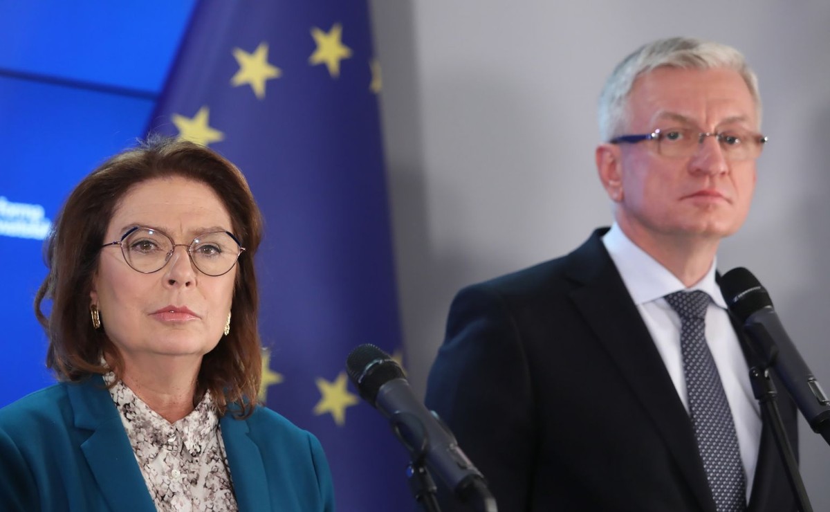 Małgorzata Kidawa-Błońska i Jacek Jaśkowiak