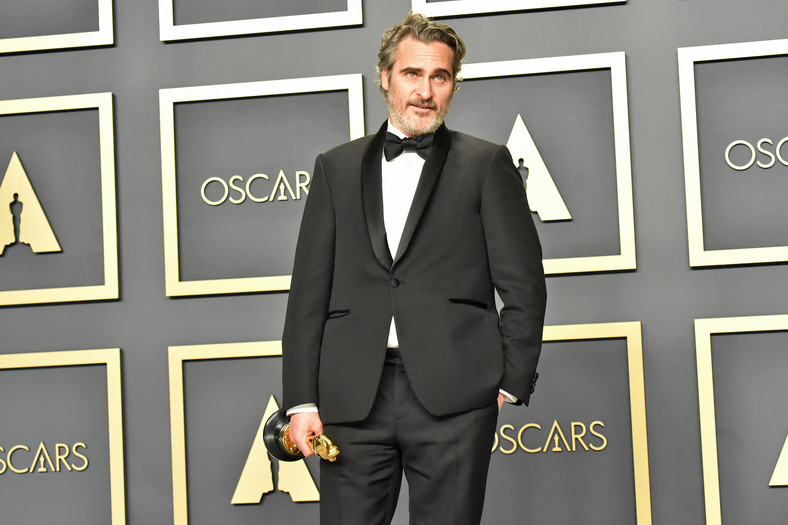 Joaquin Phoenix na gali Oscarów w 2020 r.