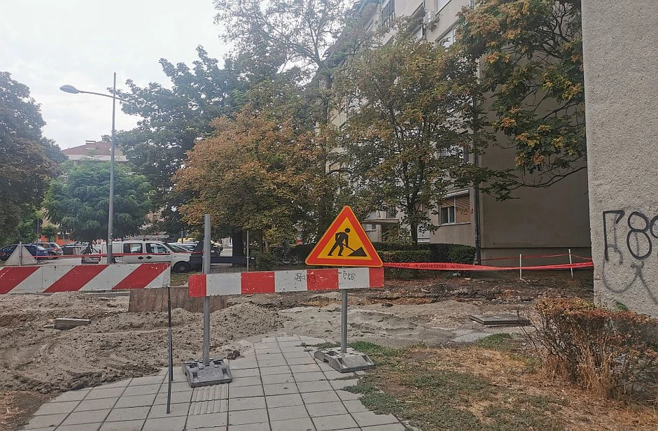 Radovi na Grbavici u Novom Sadu