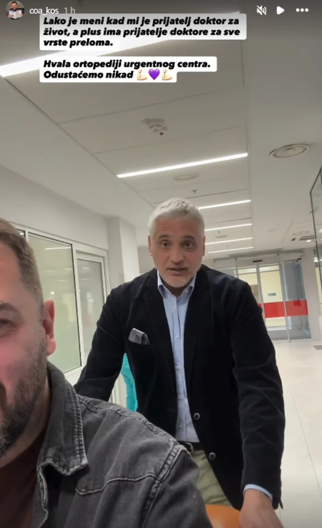 Aleksandar Kos Aca i Čedomir Jovanović Čeda (Foto: Instagram/coa_kos)