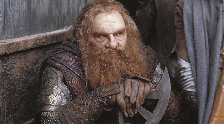 Gimli a Gyűrűk Ura filmben