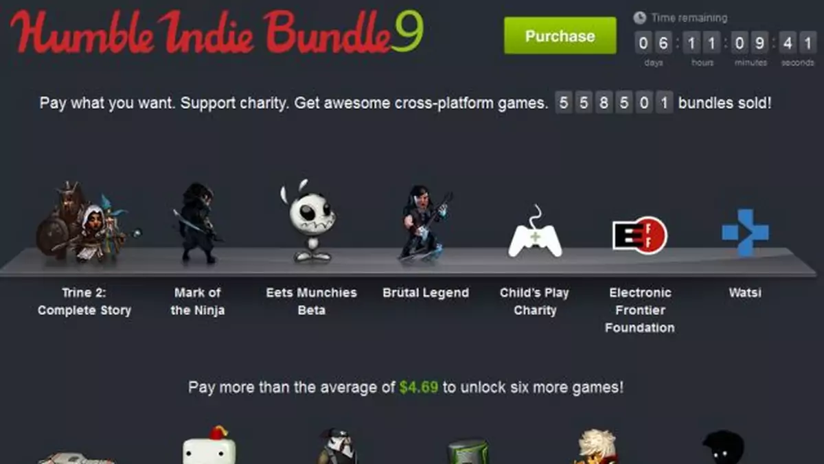 Humble Indie Bundle 9 powiększyło się o Limbo, Bastion, Rocketbirds: Hardboiled Chicken i A Virus Named TOM