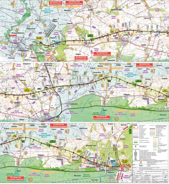 Przetarg na odcinek Nakło nad Notecią - Bydgoszcz Zachód - plan
