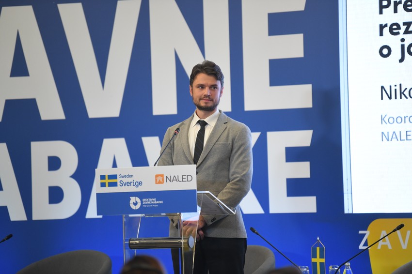 Sagovornik Nikola Komšić, koordinator za regulatornu reformu u NALED-u