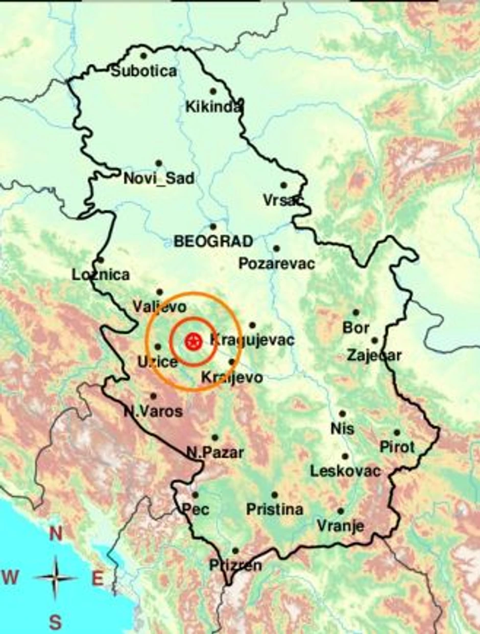 Zemljotres u Čačku