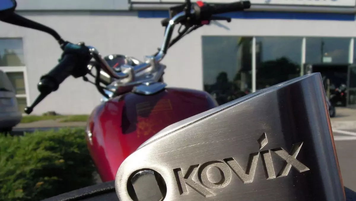 Blokada motocyklowa z alarmem Kovix KNL14