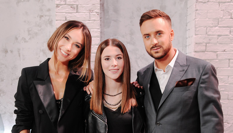Ida Nowakowska, Roksana Węgiel i Aleksander Sikora, prowadzący finał Eurowizji Junior 2019