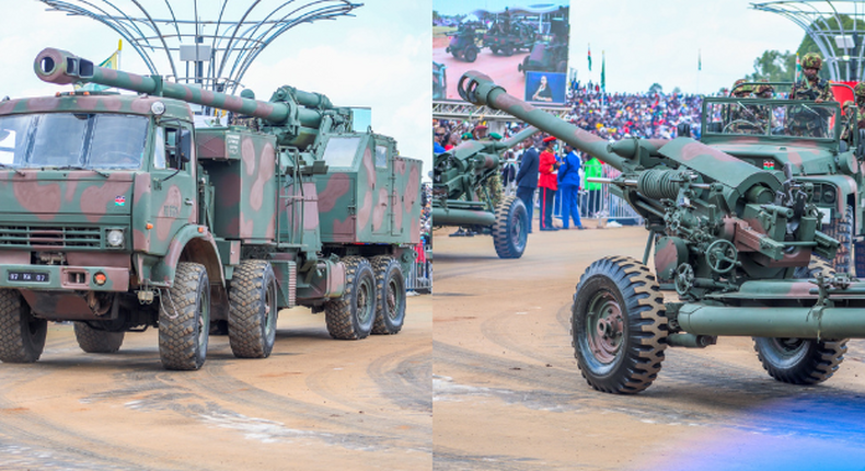 KDF Millitary Ware at Madaraka day celebrations photo (Dannito Kinyanjui Facebook)