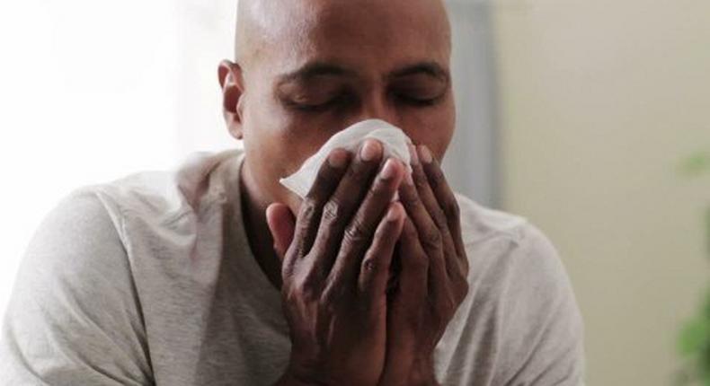 Sneezing, which is a symptom of cold, is one of the infections that come with the harsh harmattan season in Nigeria  