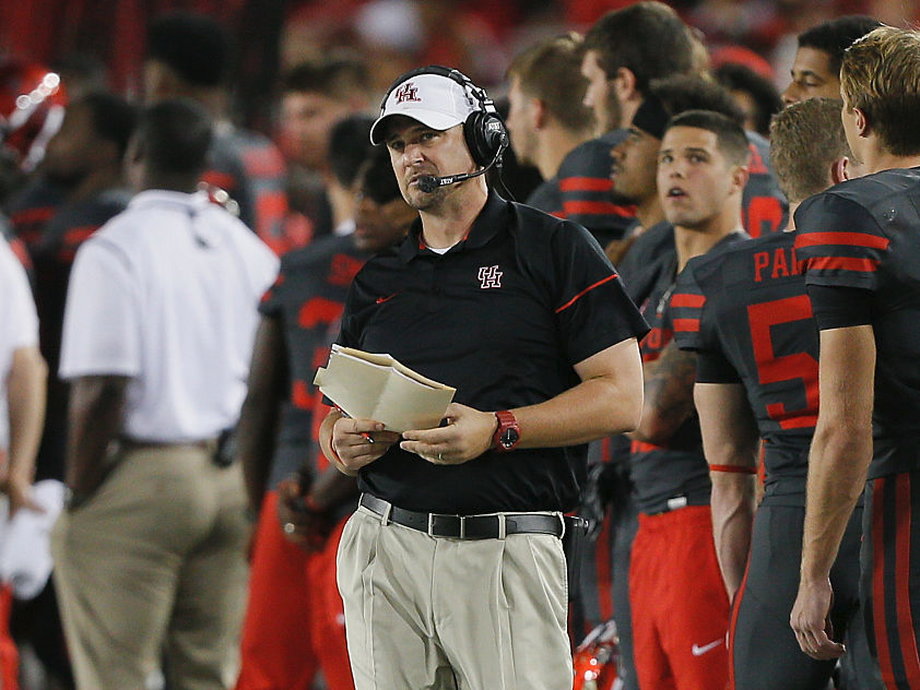 Houston's Tom Herman started his career as a graduate assistant at Texas.