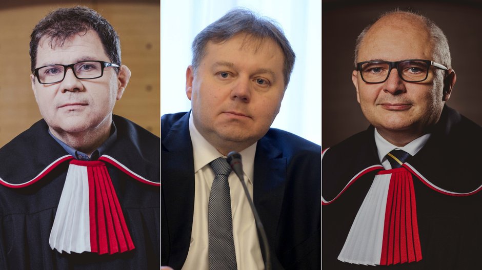 Od lewej: Mariusz Muszyński, Jarosław Wyrembak i Justyn Piskorski