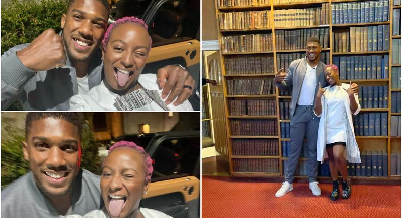 Anthony Joshua teams up with DJ Cuppy at Oxford University