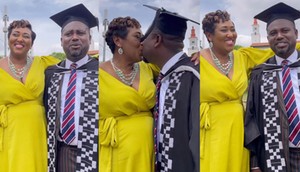 Abeiku Santana and his wife, Genevieve Benyiwah Aggrey